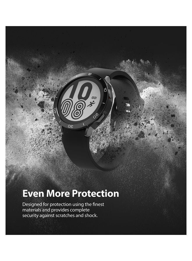 Ringke Air Sports Case and Bezel Ring With Adhesive for Galaxy Watch 4 44mm Black - Image 5