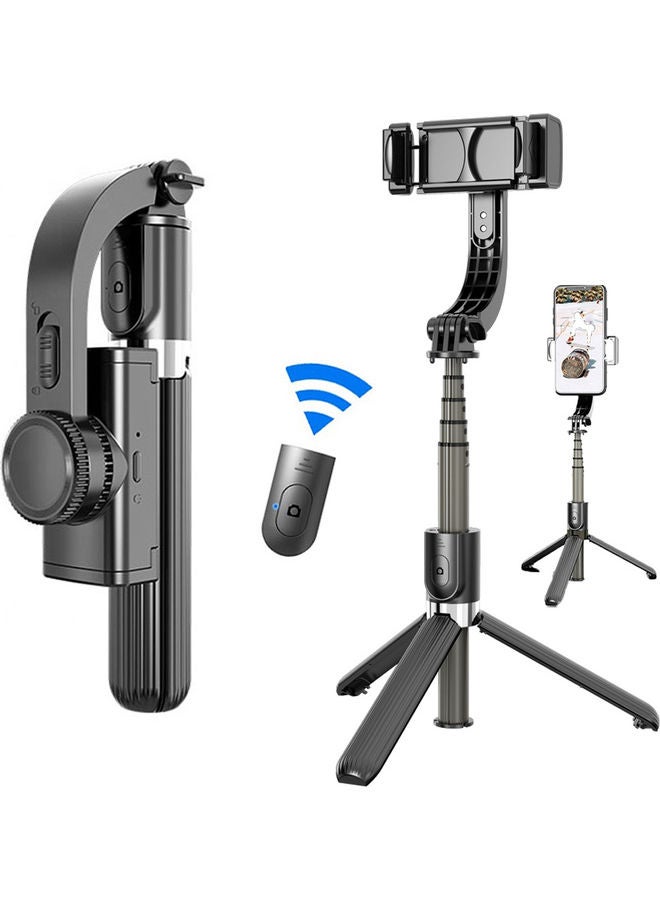Black Tiger Anti-Vibration And Extendable Selfie Stick With Remote Control Black - Image 1