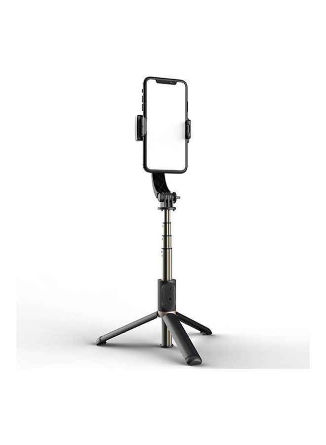 Anti-Vibration And Extendable Selfie Stick With Supports Bluetooth Black