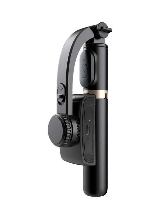 Anti-Vibration And Extendable Selfie Stick With Supports Bluetooth Black