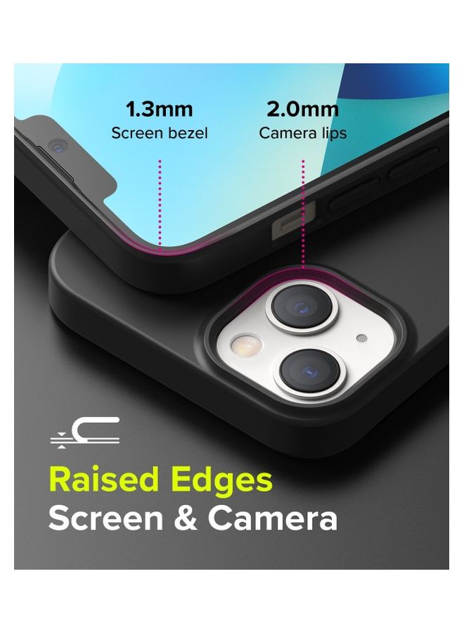 Ringke Air-S Series Thin Flexible Shockproof Slim TPU Lightweight Cover for iPhone 13 Black - Image 4
