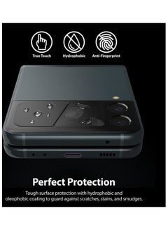 Ringke Pack of 3 Camera Lens Protector For Samsung Galaxy Z Flip 3 Clear  - Image 3