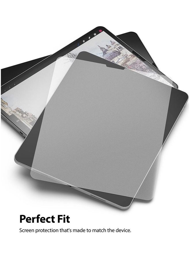 Ringke 2 Pack Anti-Fingerprint Screen Protector for iPad Pro 2021 12.9 inch/4th/3rd Clear - Image 4