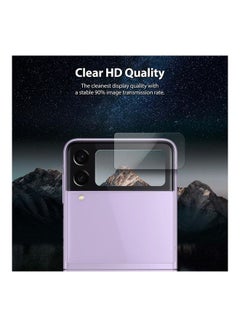 Ringke Pack of 3 Camera Lens Protector For Samsung Galaxy Z Flip 3 Clear  - Image 5