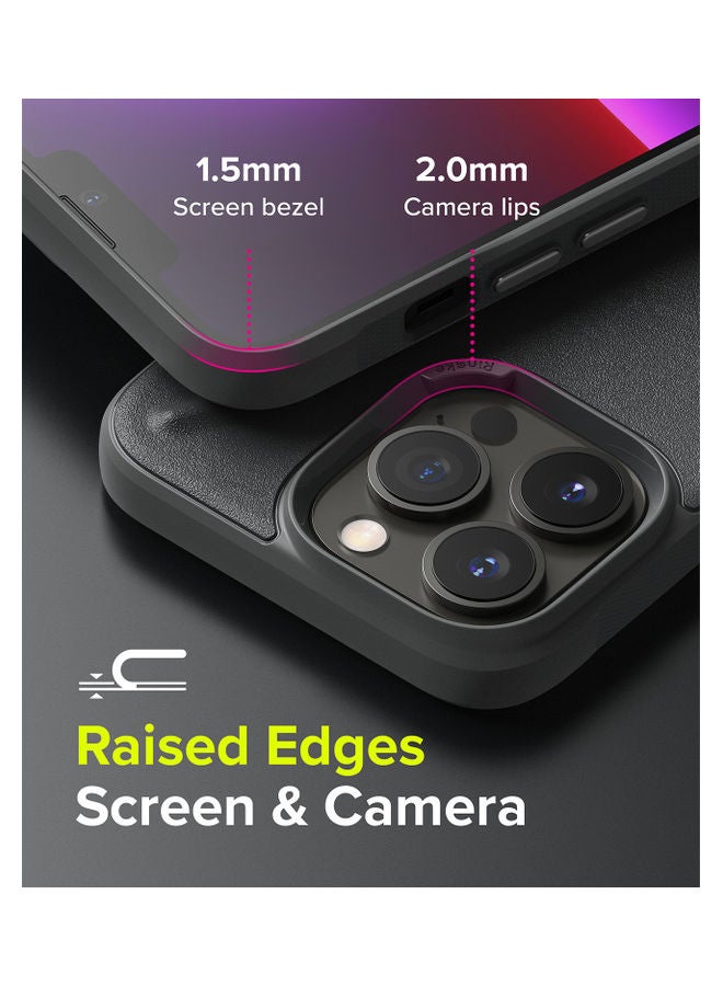 Ringke Tough Rugged Durable Shockproof Flexible Premium TPU Protective Onyx Cover For Apple iPhone 13 Pro Max Black - Image 5