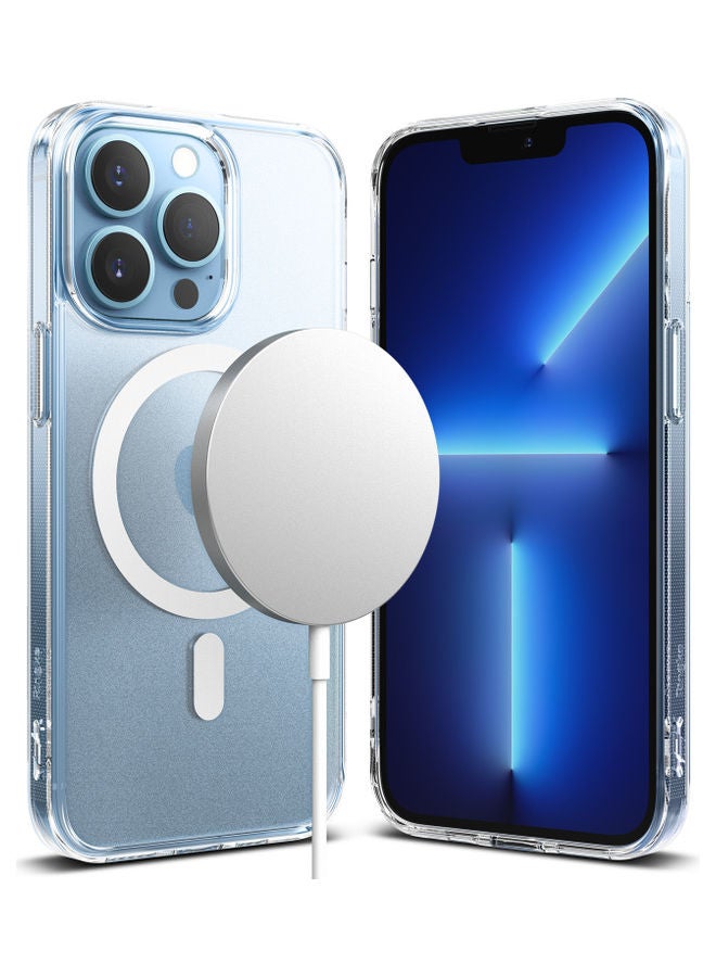 Ringke Hard Translucent Shockproof Soft TPU Bumper Phone Case For iPhone 13 Pro Matte Clear - Image 1