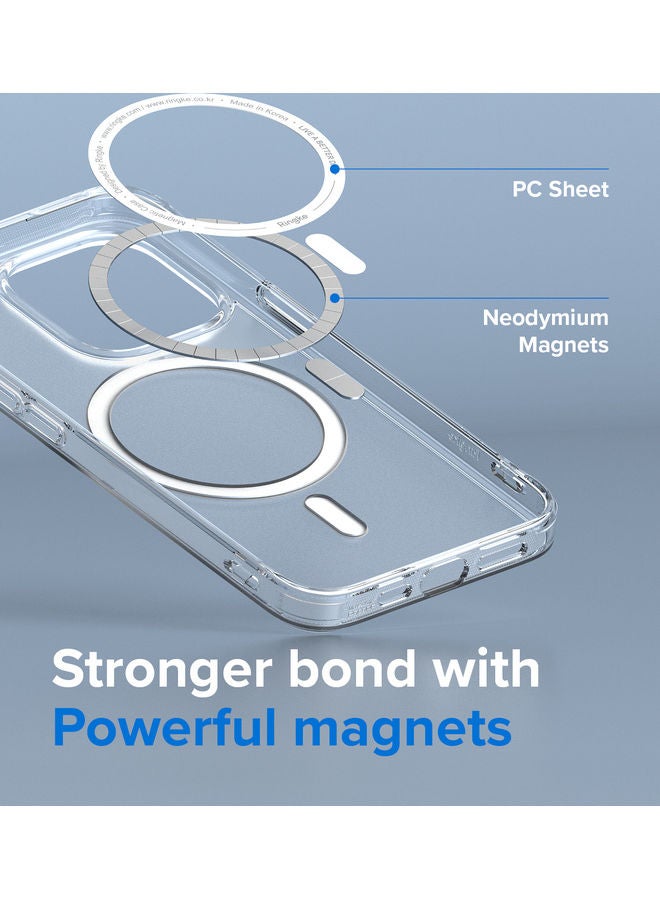 Ringke Hard Translucent Shockproof Soft TPU Bumper Phone Case For iPhone 13 Pro Matte Clear - Image 4