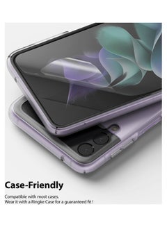 Ringke 2 Pack Screen Protector for Samsung Galaxy Z Flip 3 (2021) Clear  - Image 4