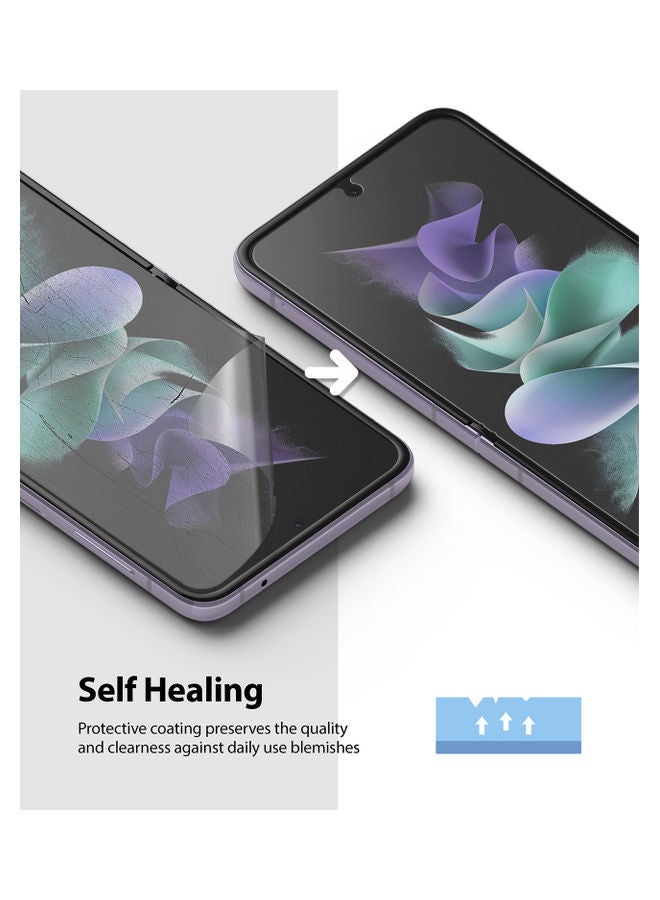 2 Pack Screen Protector for Samsung Galaxy Z Flip 3 (2021) Clear