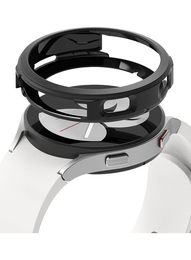 رينجك غطاء حماية رفيع من سلسلة آير سبورت متوافق مع ساعة سامسونج جالاكسي 4 مقاس 40 مم أسود - Image 1