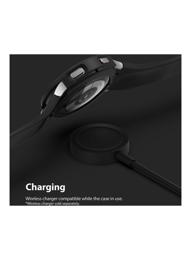 رينجك غطاء حماية رفيع من سلسلة آير سبورت متوافق مع ساعة سامسونج جالاكسي 4 مقاس 40 مم أسود - Image 4