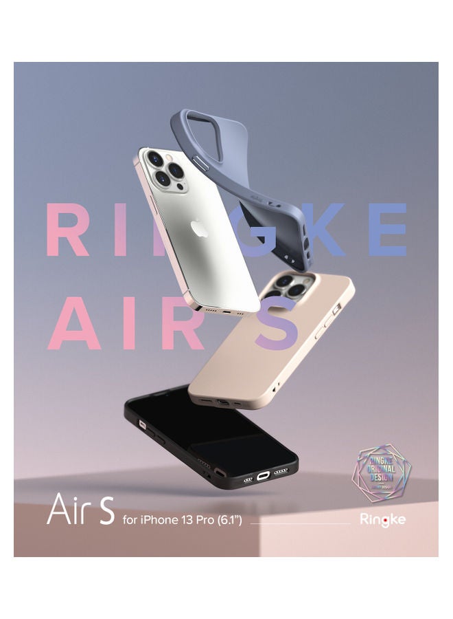 Ringke Air-S Series Thin Flexible Shockproof Slim TPU Lightweight Cover for iPhone 13 Pro Pink Sand - Image 4