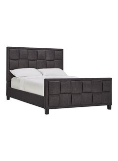 ASGHAR FURNITURE Nyla Premium Designer King Size Bed With Mattress Beige 180x200cm  - Image 2