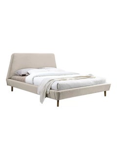 ASGHAR FURNITURE Carrington Upholstered Super King Size Bed Without Mattress Charcoal Grey 200x200cm  - Image 2