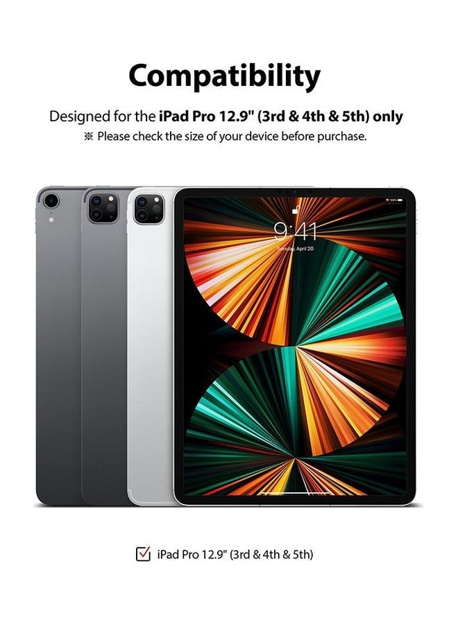 Ringke Screen Protector for iPad Pro 2021 12.9" /4th/3rd, Paper Touch [Hard] Film Anti-Fingerprint Matte PET [2 Per Pack] Clear - Image 2