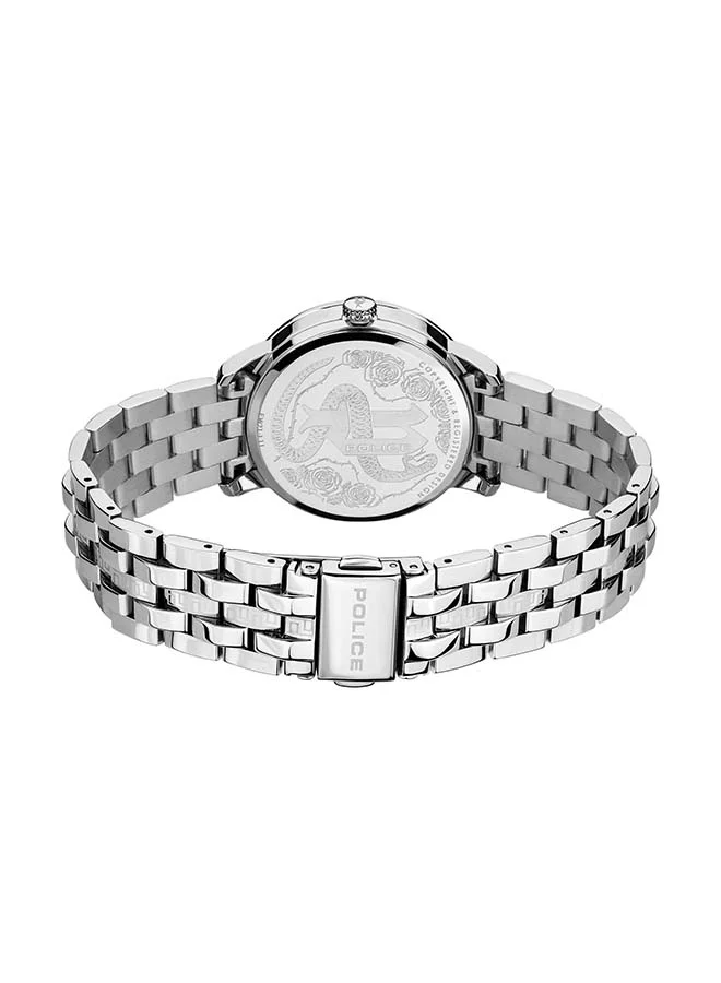 بوليس Women's With a serpent coiled around, delicate roses come alive in the spectacular dial of Police Marietas للنساء