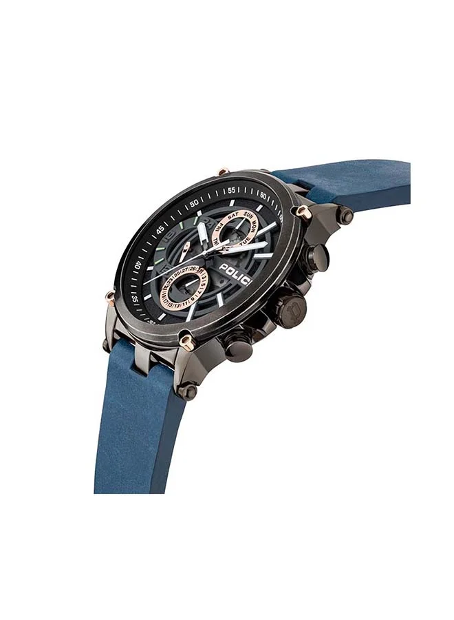 بوليس Chronograph Leather Strap Wrist Watch PEWJF2108602