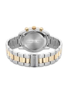 CERRUTI 1881 Men's TURCHINO Round Shape Stainless Steel Analog Wrist Watch 44 mm - Brushed - CIWGK2116601  - Image 3