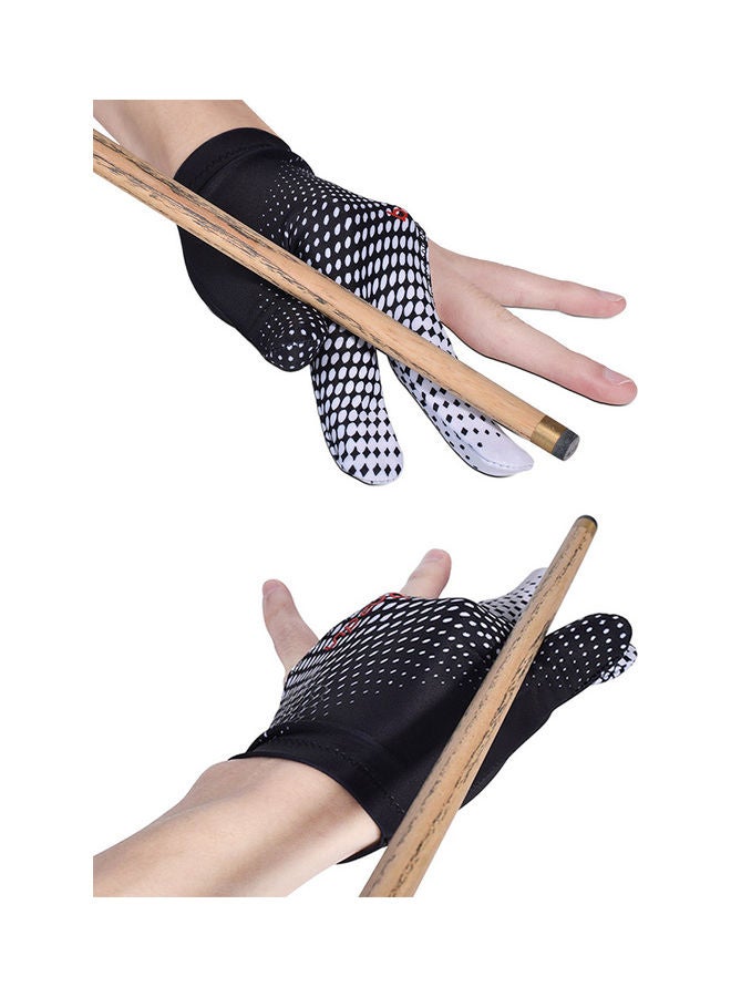 BOODUN - Anti-Skid 3 Finger Elastic Cue Billiard Glove 13x3x10cm - Image 1