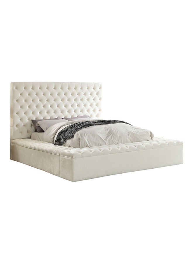 ASGHAR FURNITURE Beeston Storage Queen Size Bed Without Mattress Dark Grey 160x200cm  - Image 2