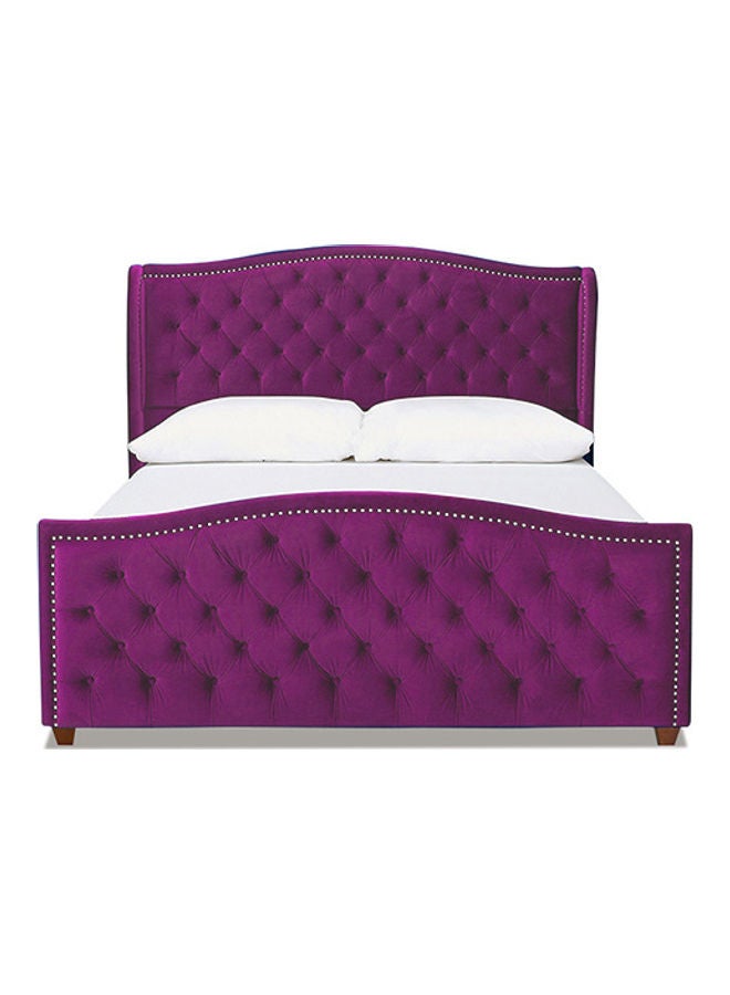 Estella Premium Tufted King Size Bed With Mattress Purple 180x200cm - v1635323443/N51608592A_1