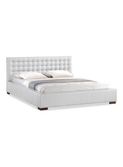 ASGHAR FURNITURE Aldrich Prime Designer Queen Size Bed Without Mattress Black 160x200cm  - Image 2