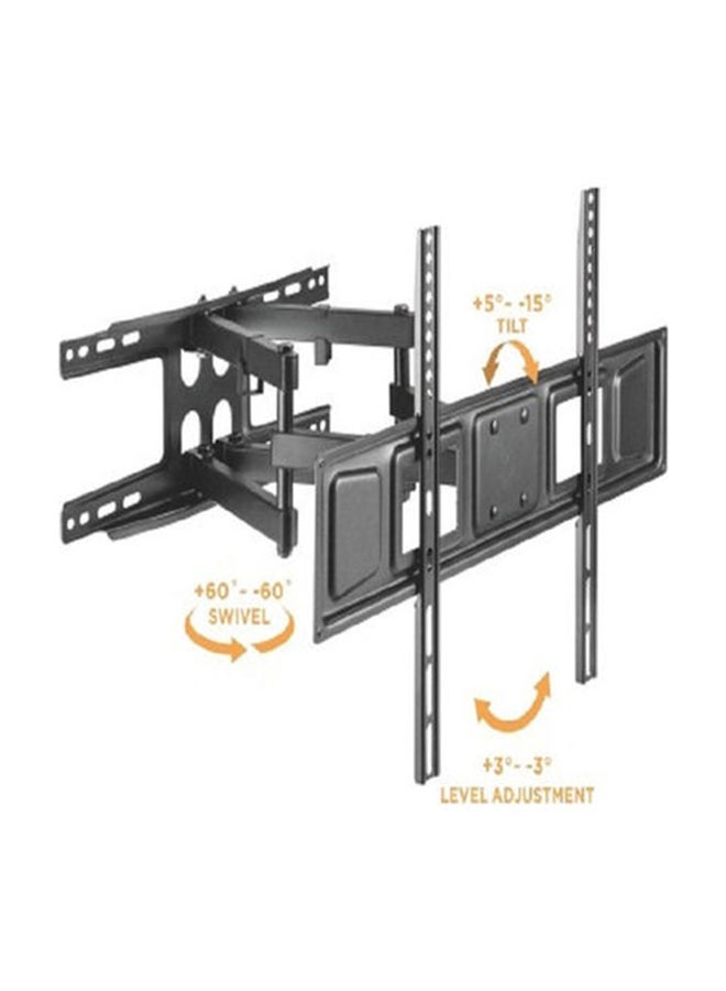 Hamood Affordable Full-Motion TV Wall Mount,  suitable size 37"to 70" loading capacity 40kg. Black  - Image 2