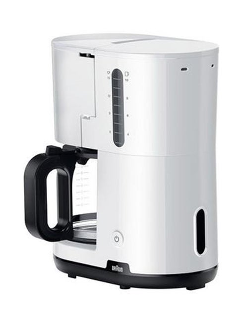 Coffee Maker, 10 Cups, Anti Drip System, Opti-Brew System, Double Scale Water Window, Dishwasher Safe, 40 Minutes Auto Shut Off, BPA Free, 2.5 L 1000 W KF1100WH White