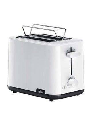 Toaster, 2 Slots, 8 Browning Setting, Intelligent Heat Control, 3 in 1 Browning Knob, BPA Free, Illuminated Button, Auto Shut Off, Safety System, 900 W HT1010WH White - v1635324247/N51604821A_1