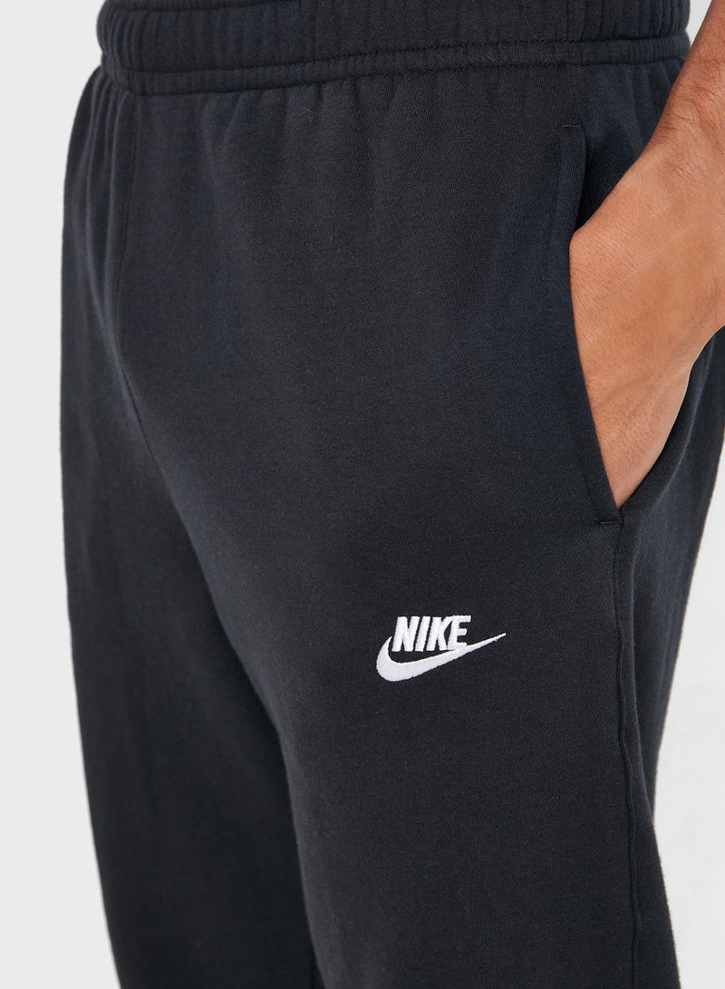 Nike NSW Club Logo Detail Sweatpants Black - Image 4