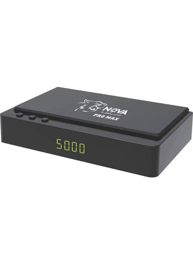 NOVA - Full HD Satellite Receiver With Built-In Wifi Pro Max Black - Image 1