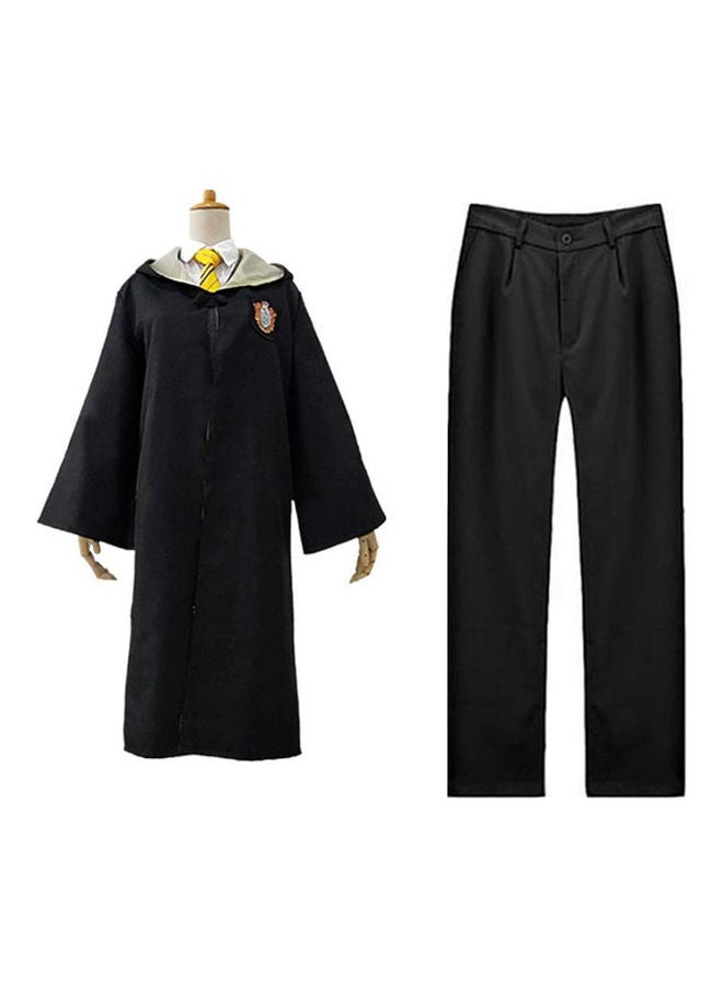 Harry Potter Cloak Adult Magic Robe Suit Cosplay Anime Costume Hufflepuff Size L 165-170cm  - Image 1