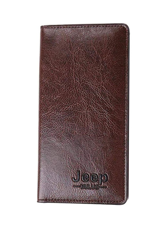 Jeep Buluo Leather Bifold Wallets Dark Brown