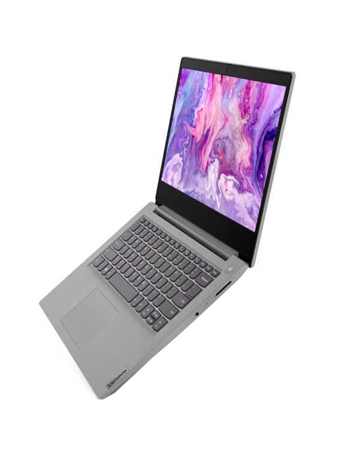 لينوفو - لابتوب آيديا باد 3 14ITL6 بشاشة مقاس 14 بوصة ومعالج كور i3-1115G4 وذاكرة رام سعة 4 جيجابايت ومحرك أقراص SSD سعة 256 جيجابايت وبطاقة رسومات إنتل فائقة الوضوح ونظام تشغيل ويندوز 10 هوم الإنجليزية/العربية رمادي أركتيك - Image 1