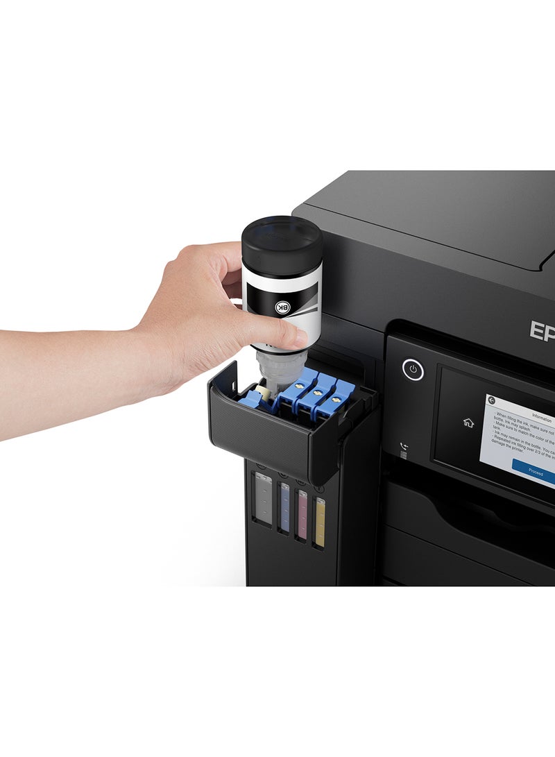 EPSON - EcoTank L6550 3-in-1 Printer, Scanner, copier Wireless Inktank Black - Image 1