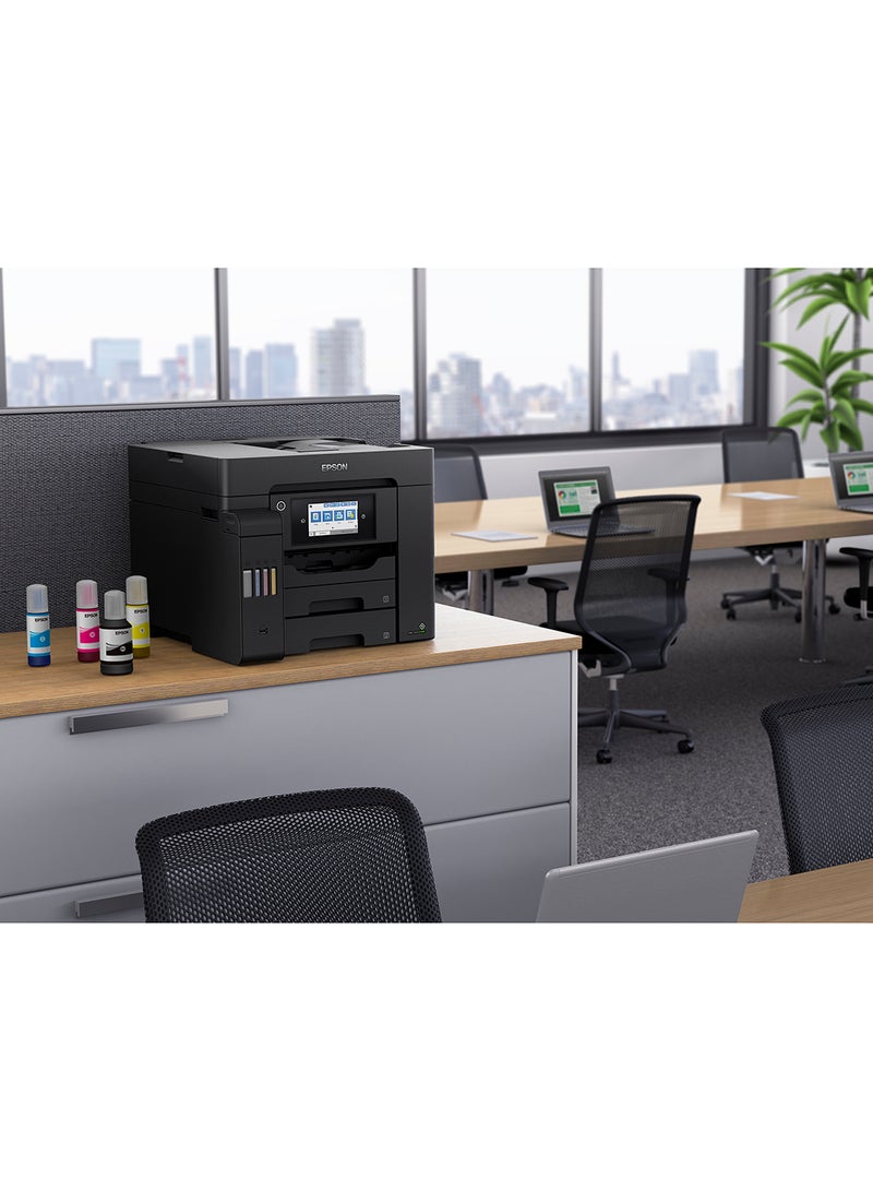 EPSON - EcoTank L6550 3-in-1 Printer, Scanner, copier Wireless Inktank Black - Image 1