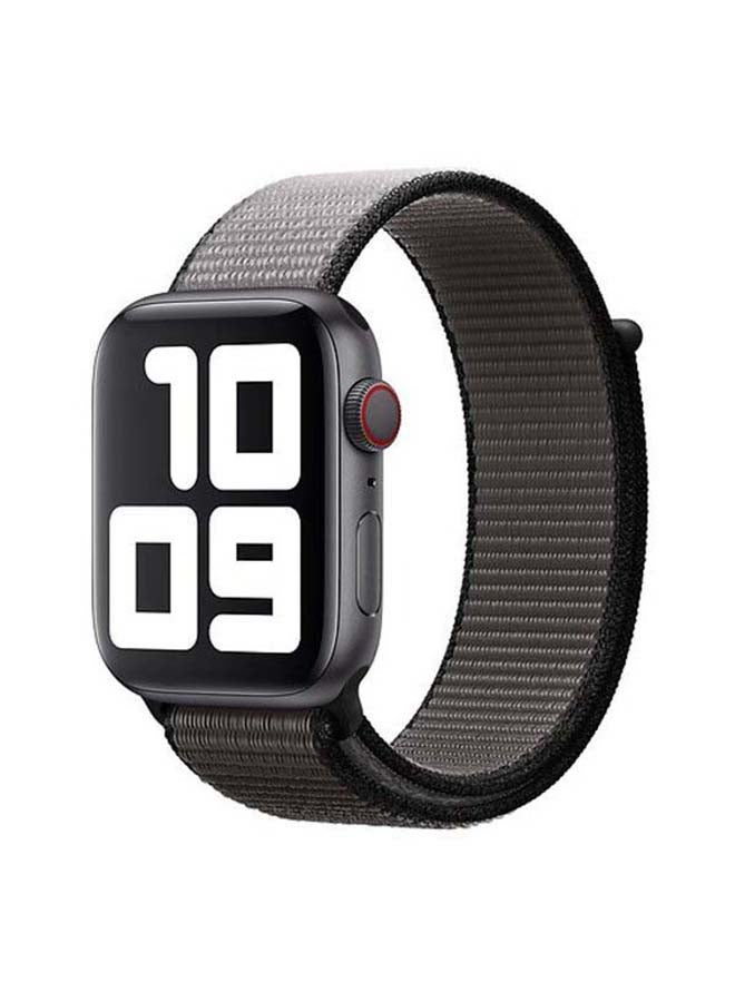 MOCOM - Sport Loop Replacement Band for Apple Watch Series 7/6/5/4/SE 45/44/42mm Anchor Grey - Image 1