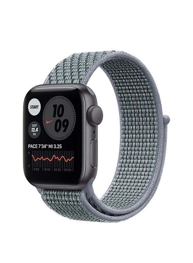 MOCOM - Sport Loop Replacement Band For Apple Watch Series 7/6/SE/5/4 45/44/42mm Obsidian Mist - Image 1