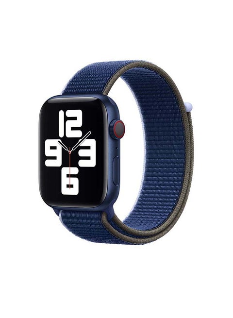 Sport Loop Replacement Band for Apple Watch Series 7/6/5/4/SE 41/40/38mm Abyss