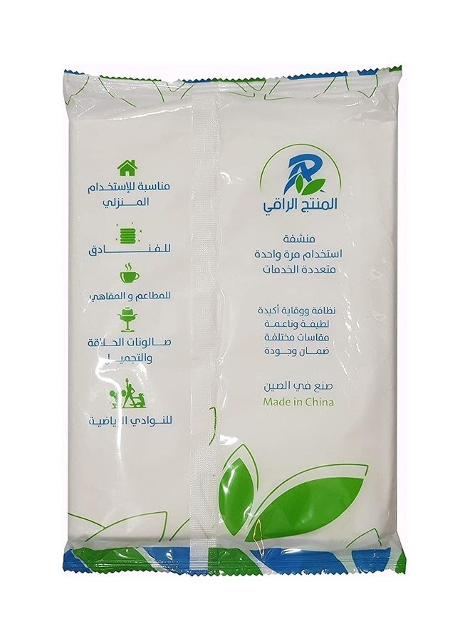 AR Pack Of 25 Disposable Hygenic Towels white 160×80cm White 180X60cm  - Image 3