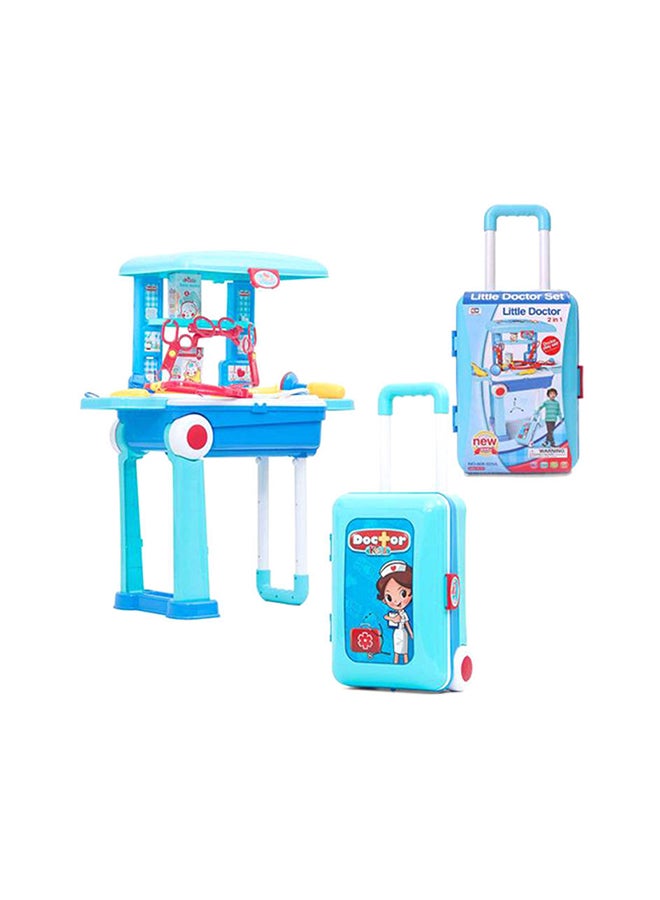 Chamdol 2-In-1 Little Doctor Trolley Portable Durable With Equipments Play Set cm  - Image 1