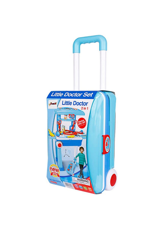 Chamdol 2-In-1 Little Doctor Trolley Portable Durable With Equipments Play Set cm  - Image 2