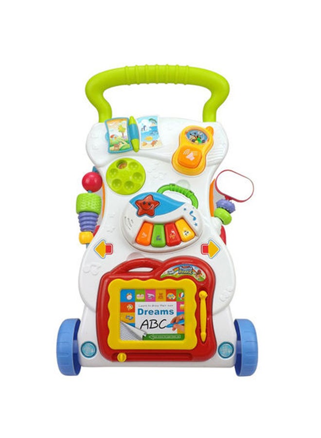 HUANGER - Multi-Functional Music Walker Speed Control And Adjustable Wheels Suitable Age 6-12 Months - Image 1