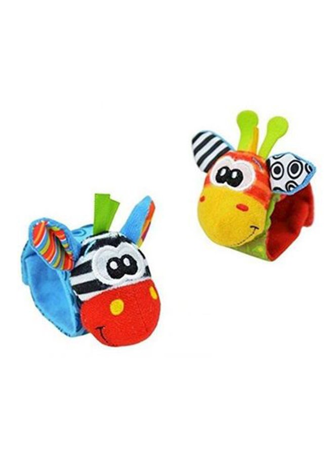 Baby Wrist Rattle Finder Socks Toys Set With Velcro Multicolored Upto 12 Months Kids  - Image 2