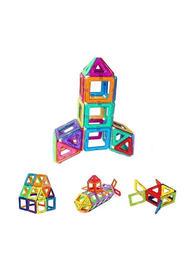 46-Piece Magnetic Building Blocks Educational Toys With Round Edges Ultrasonic Welding  - Image 1