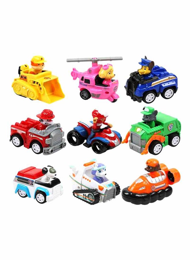 Generic - 9-Piece Durable Sturdy, Portable Paw Patrol Figures Toy Set For Children 7.5x5x5.5cm - Image 1