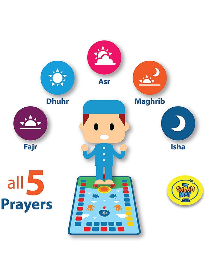 7 Languages Educational Prayer Mat Having 36 Active Touch Sensitive Keys With Free 12 Pages Activity Book 42 x 10 x 32cm