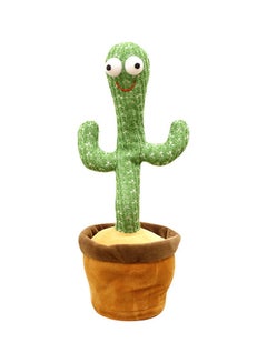 Dancing Cactus Twisting Music Toy Premium Chargable Green Color For 2+ Years Age Group Kids