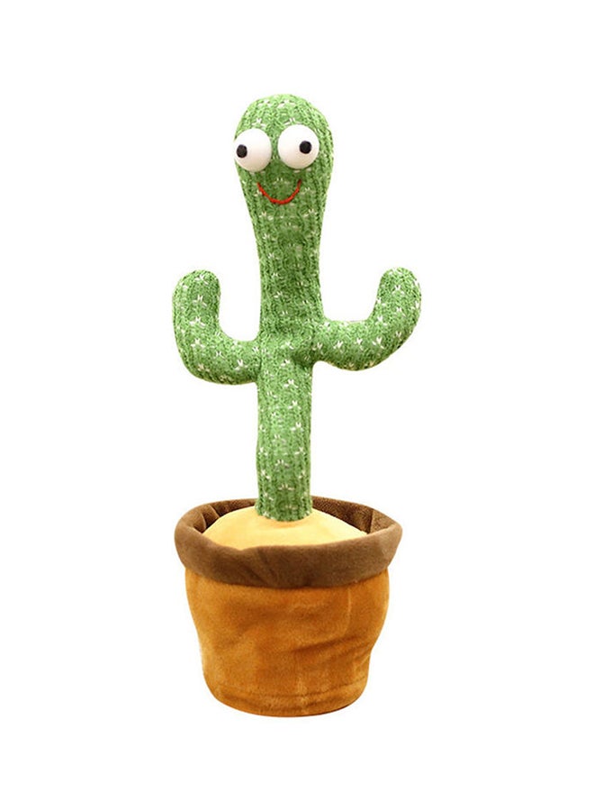 Generic - Dancing Cactus Twisting Music Toy Premium Chargable Green Color For 2+ Years Age Group Kids - Image 1