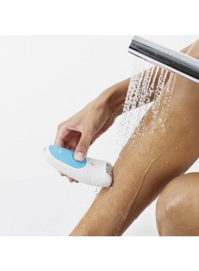 براون طقم ماكينة إزالة شعر سيلك-أبيل 5 ضد الماء للمبتدأين أبيض/أزرق - Image 5